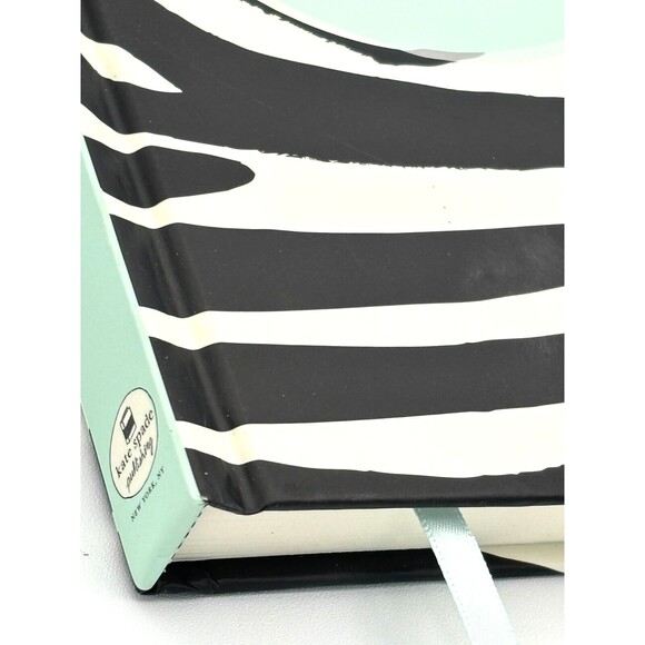 Kate Spade Bridal Notebook Hardcover I Married Adventure Zebra Print Journal New - Picture 12 of 15